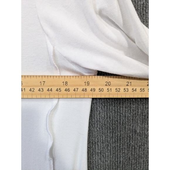 Giselle Shepatin Tunic Top Womens Small Ruffle Fluttery Hem Rosettes Streamers - Picture 11 of 14